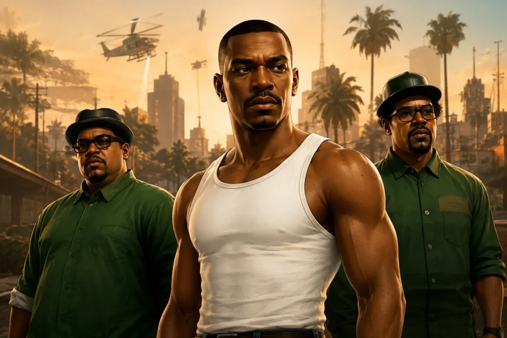 GTA San Andreas Characters intro