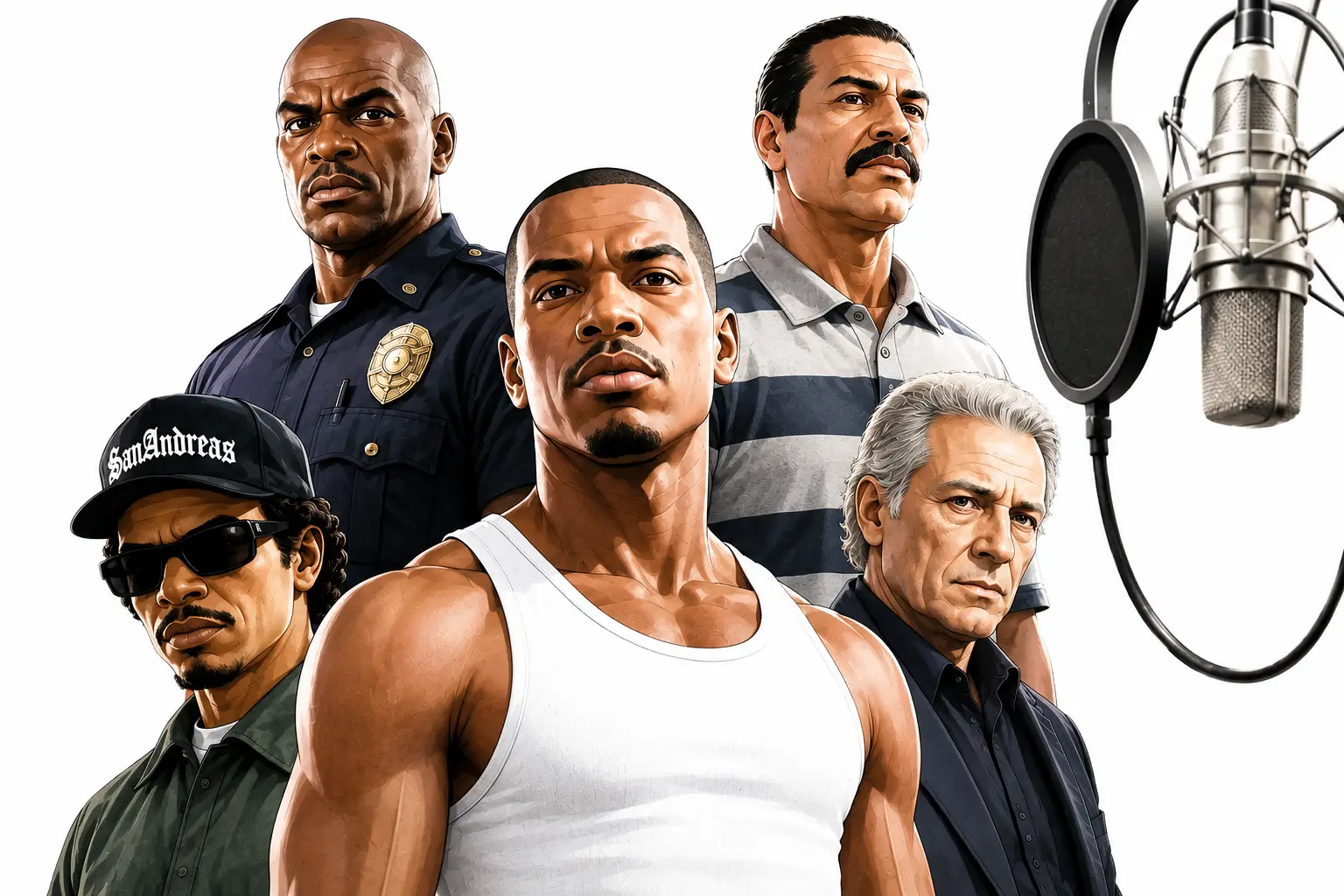 Overview of GTA San Andreas Voice Actors