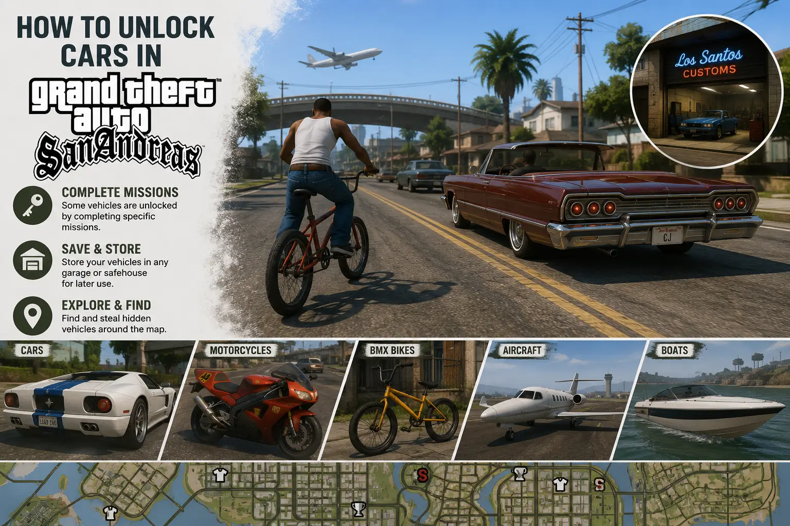 Unlock Cars in GTA